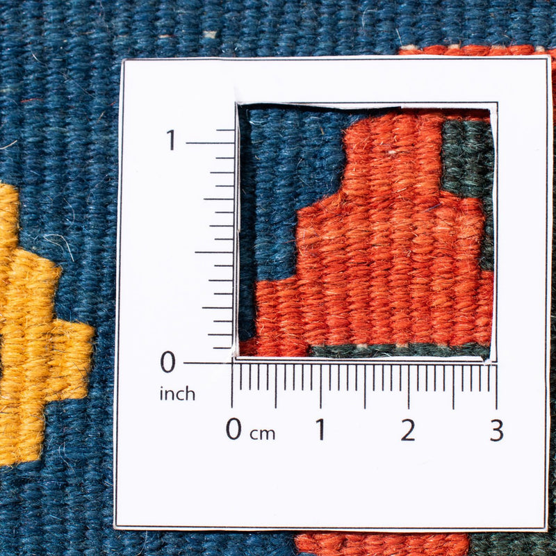 Dywan Kelim - Orientalny kwadratowy  - 107 x 105 cm - czerwony