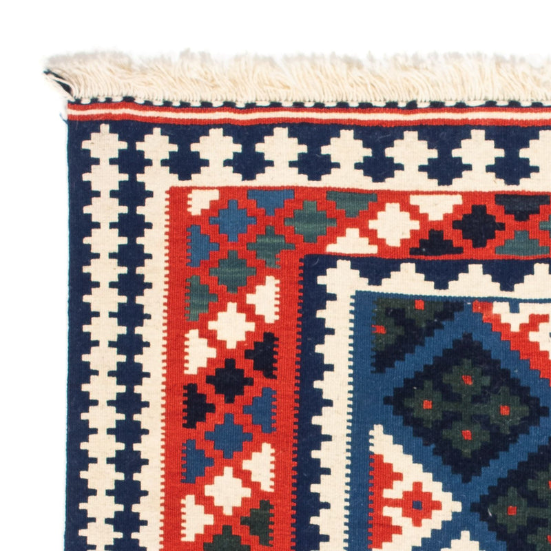 Dywan Kelim - Orientalny kwadratowy  - 104 x 103 cm - wielokolorowy