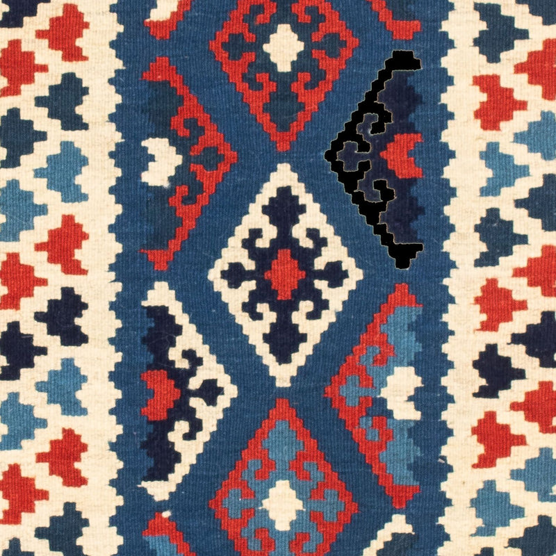 Dywan Kelim - Orientalny kwadratowy  - 102 x 102 cm - wielokolorowy