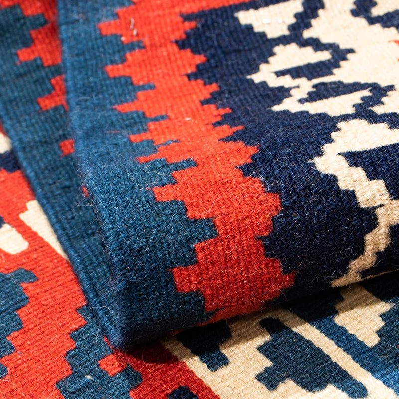 Dywan Kelim - Orientalny kwadratowy  - 102 x 102 cm - wielokolorowy