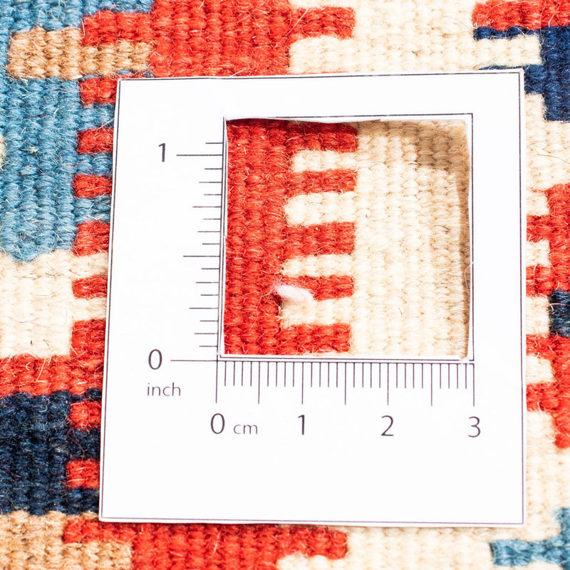 Dywan Kelim - Orientalny kwadratowy  - 105 x 102 cm - czerwony