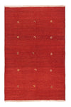 Gabbeh perski Dywan 121x187cm - Perserteppich Wollteppich - Prostokątny / Czerwony / 121 x 187 cm Prostokątny