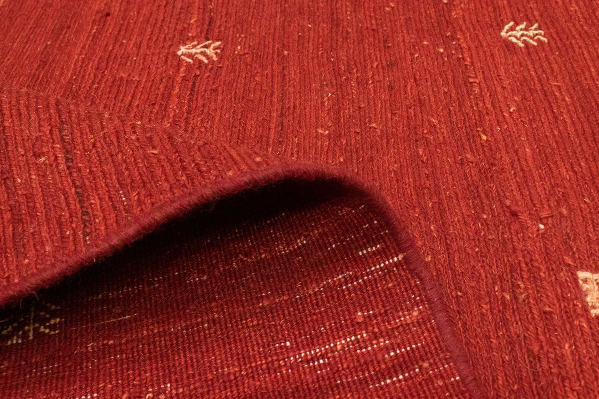 Dywan Gabbeh - perski - 187 x 121 cm - czerwony