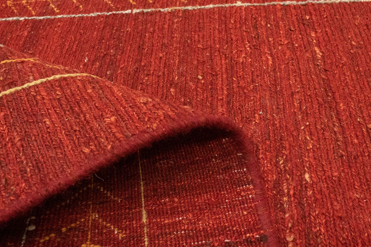 Dywan Gabbeh - perski - 167 x 111 cm - czerwony