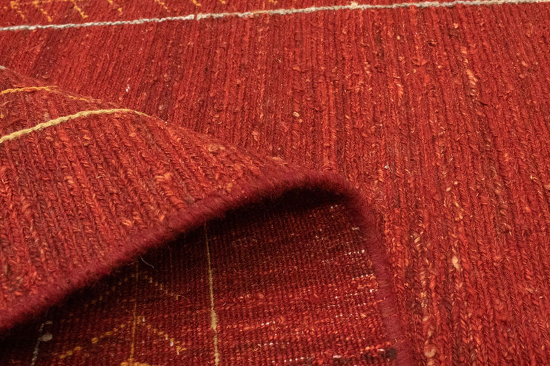 Dywan Gabbeh - perski - 167 x 111 cm - czerwony