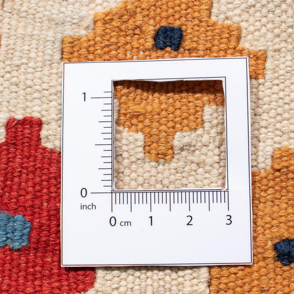 Biegacz Dywan Kelim - Orientalny - 297 x 149 cm - ciemna czerwień