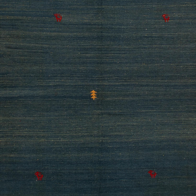 Dywan Kelim - Orientalny - 203 x 146 cm - ciemnoniebieski