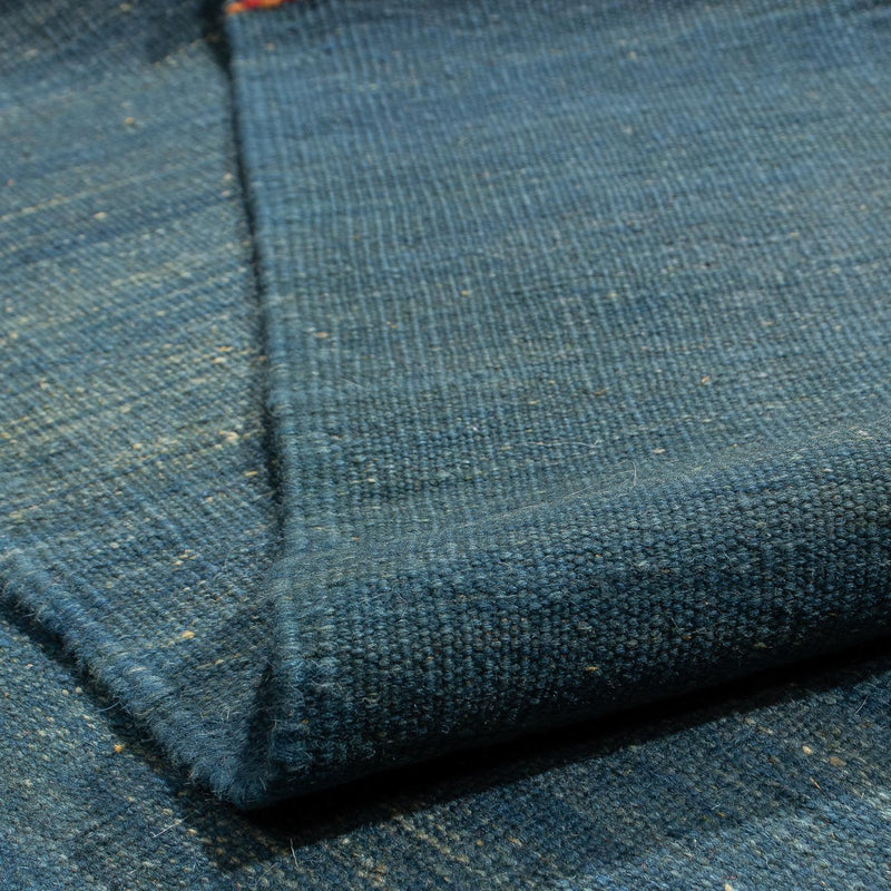 Dywan Kelim - Orientalny - 203 x 146 cm - ciemnoniebieski