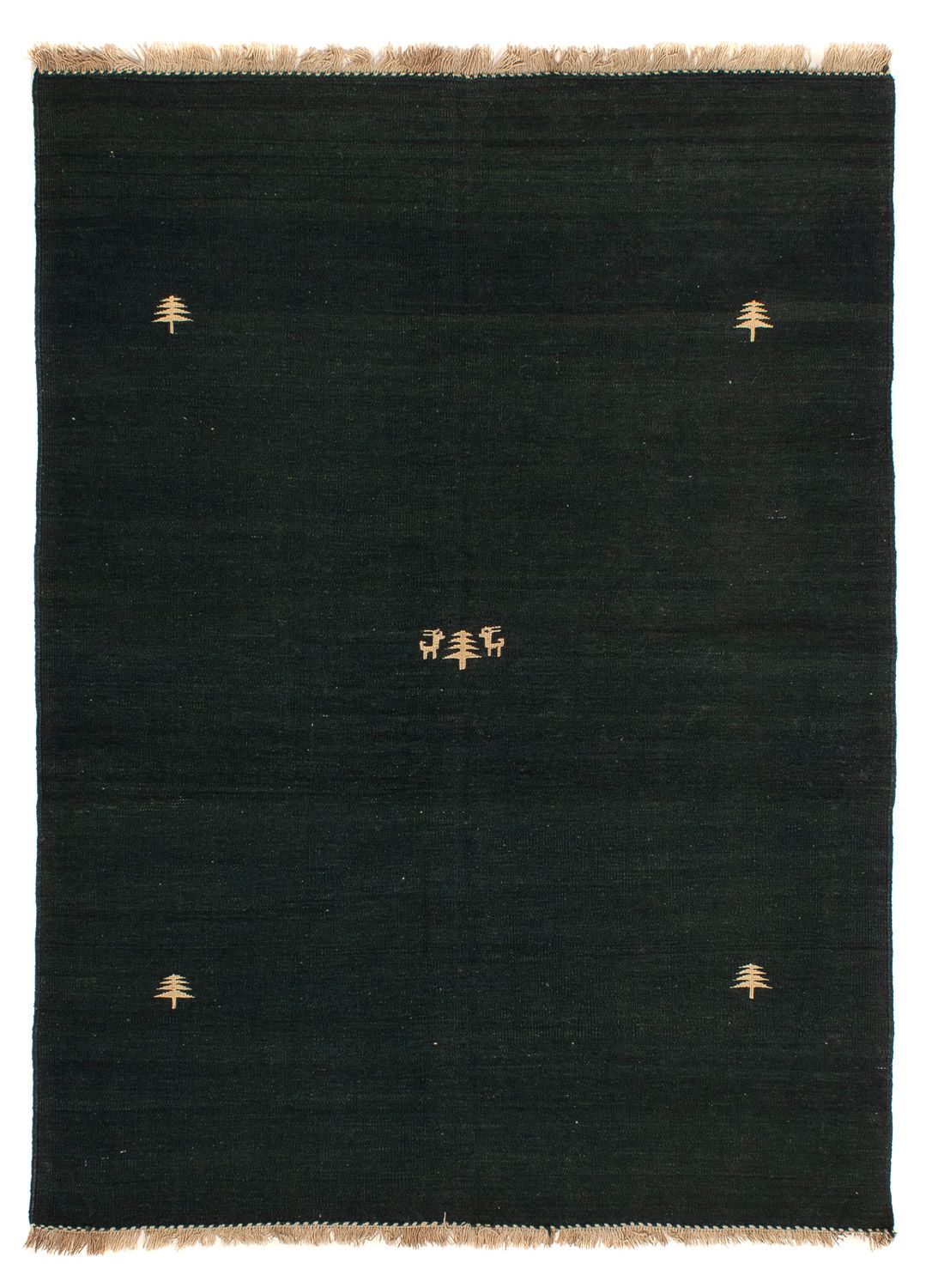 Dywan Kelim - Orientalny - 200 x 150 cm - ciemnoniebieski