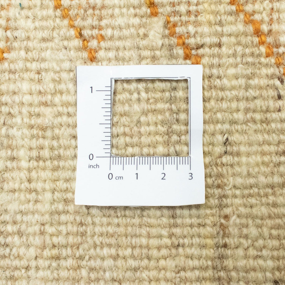 Dywan Gabbeh - perski - 188 x 139 cm - beżowy