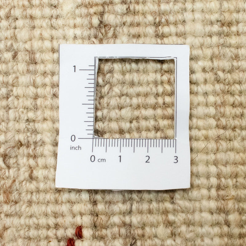 Dywan Gabbeh - perski - 145 x 101 cm - beżowy