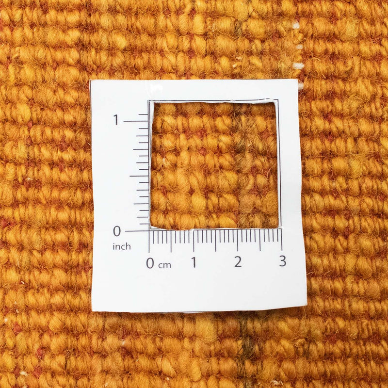 Dywan Gabbeh - perski - 188 x 123 cm - złoto