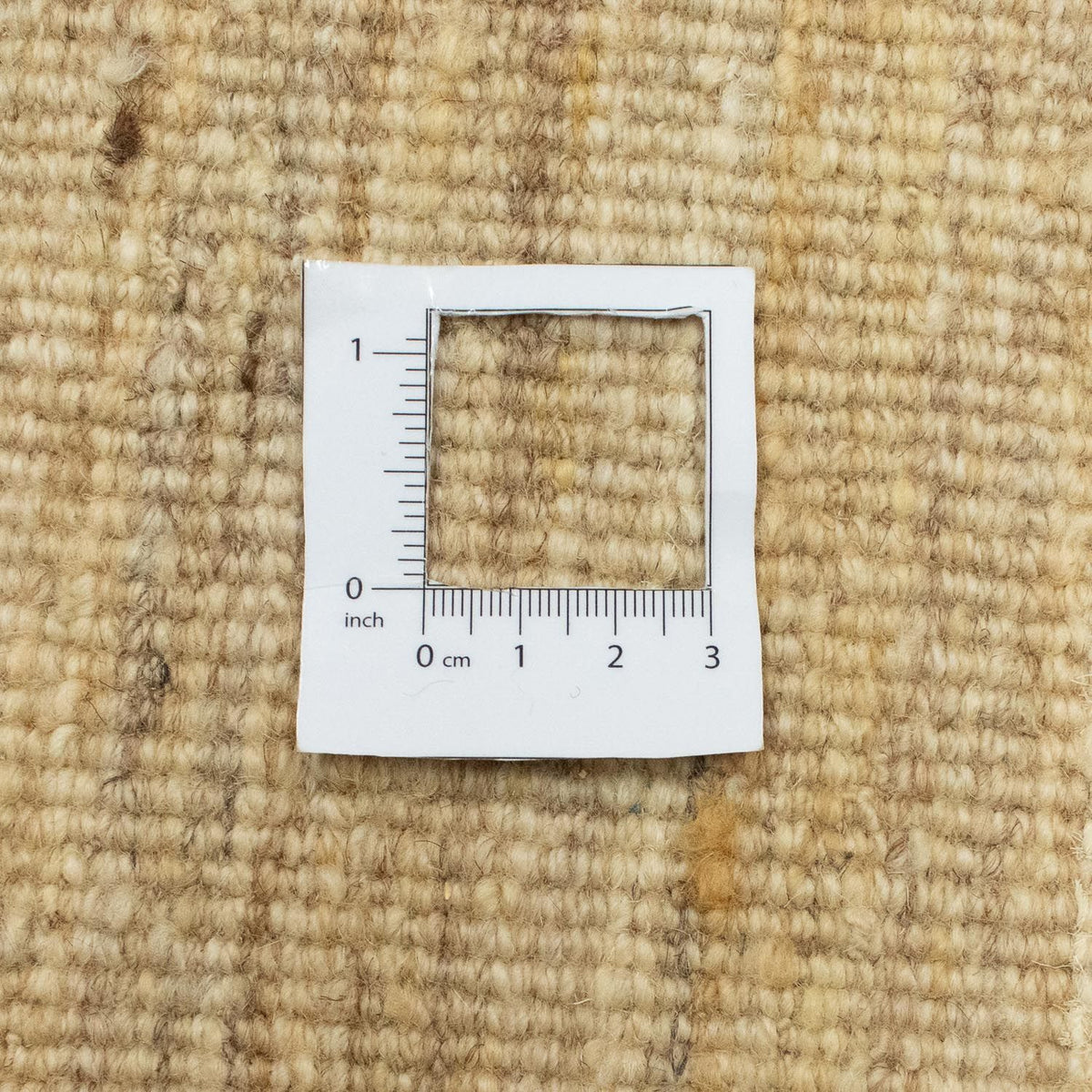 Dywan Gabbeh - perski - 192 x 156 cm - beżowy