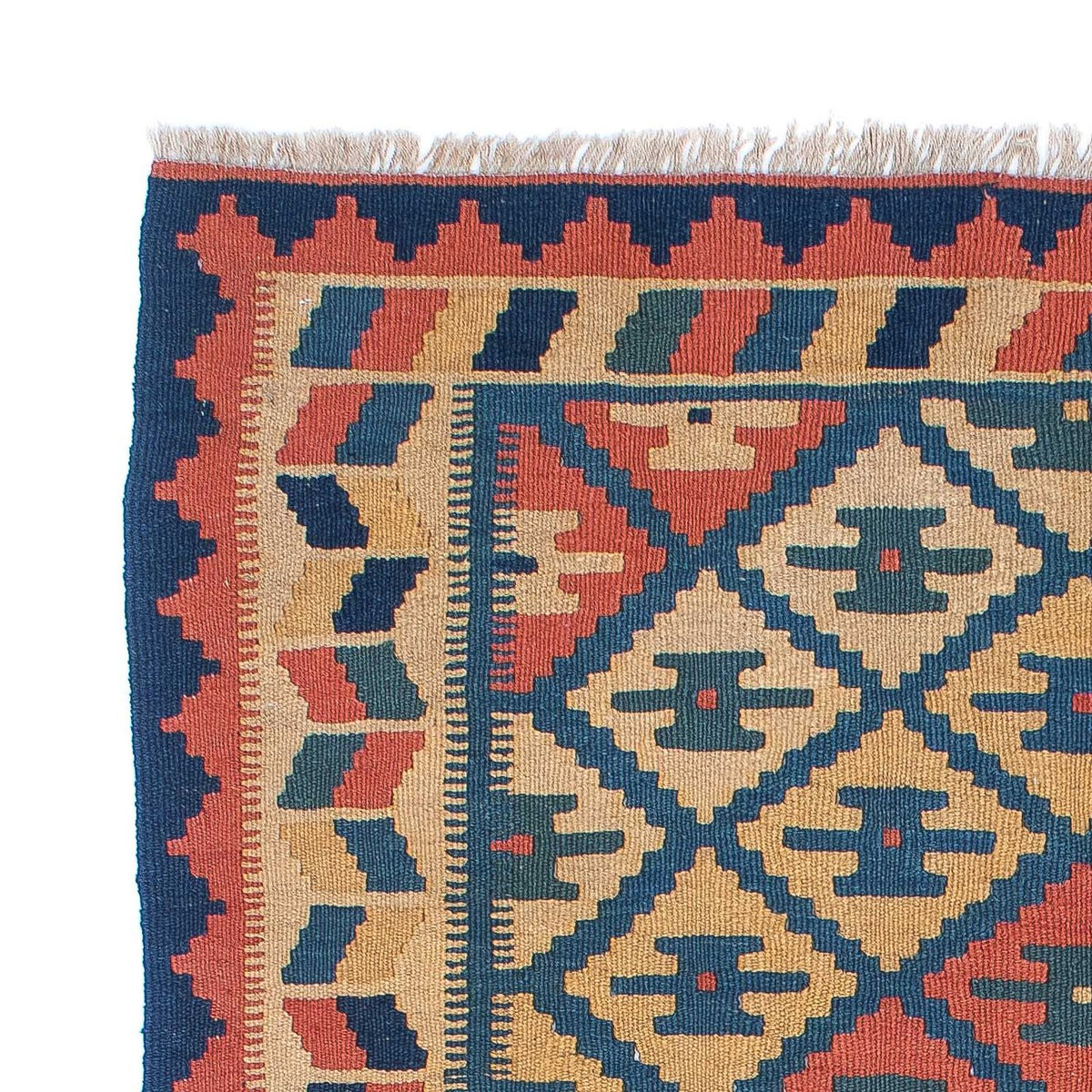 Dywan Kelim - Orientalny - 170 x 128 cm - wielokolorowy