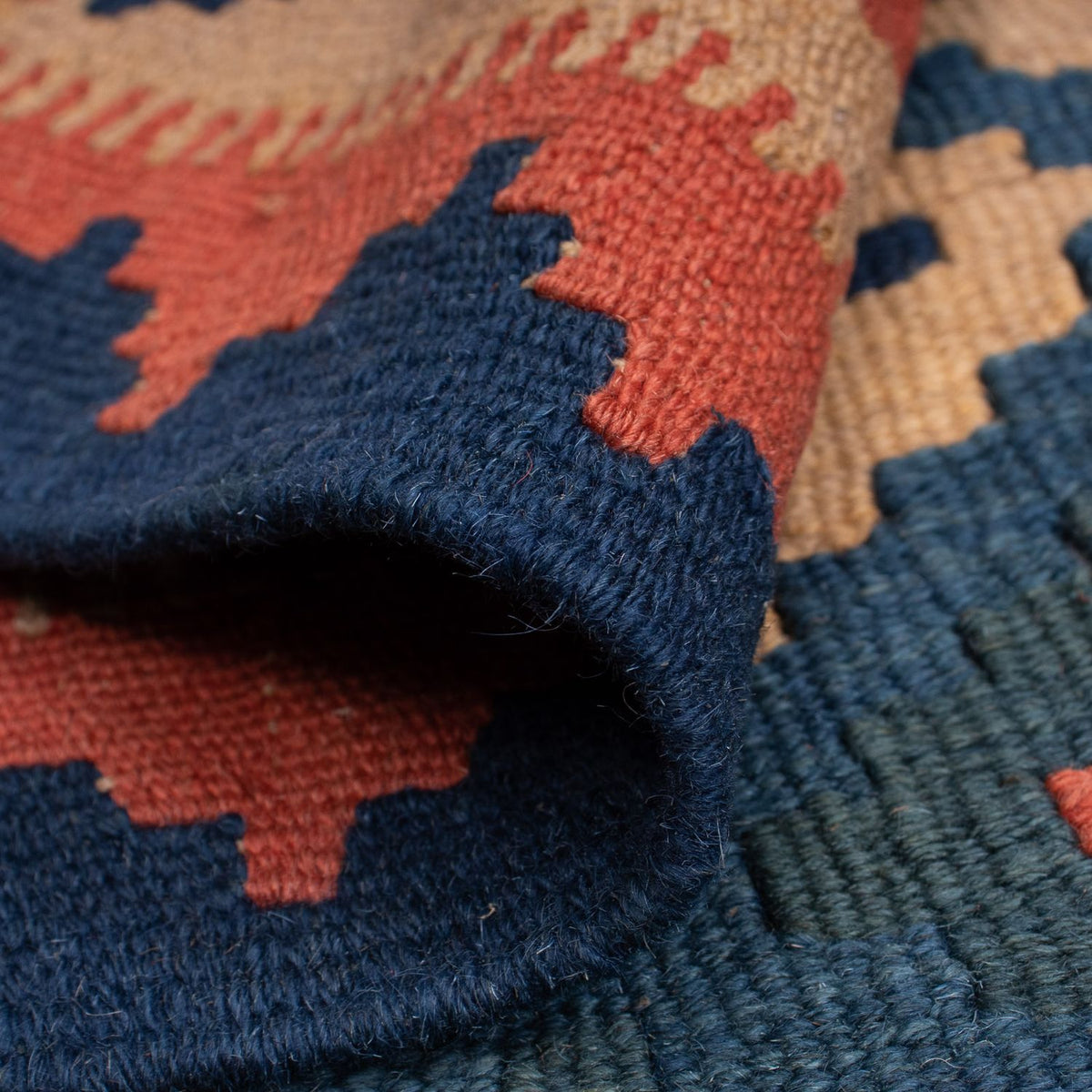 Dywan Kelim - Orientalny - 170 x 128 cm - wielokolorowy