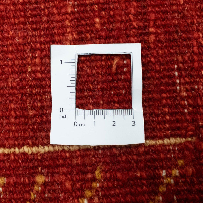 Dywan Gabbeh - perski - 191 x 152 cm - czerwony