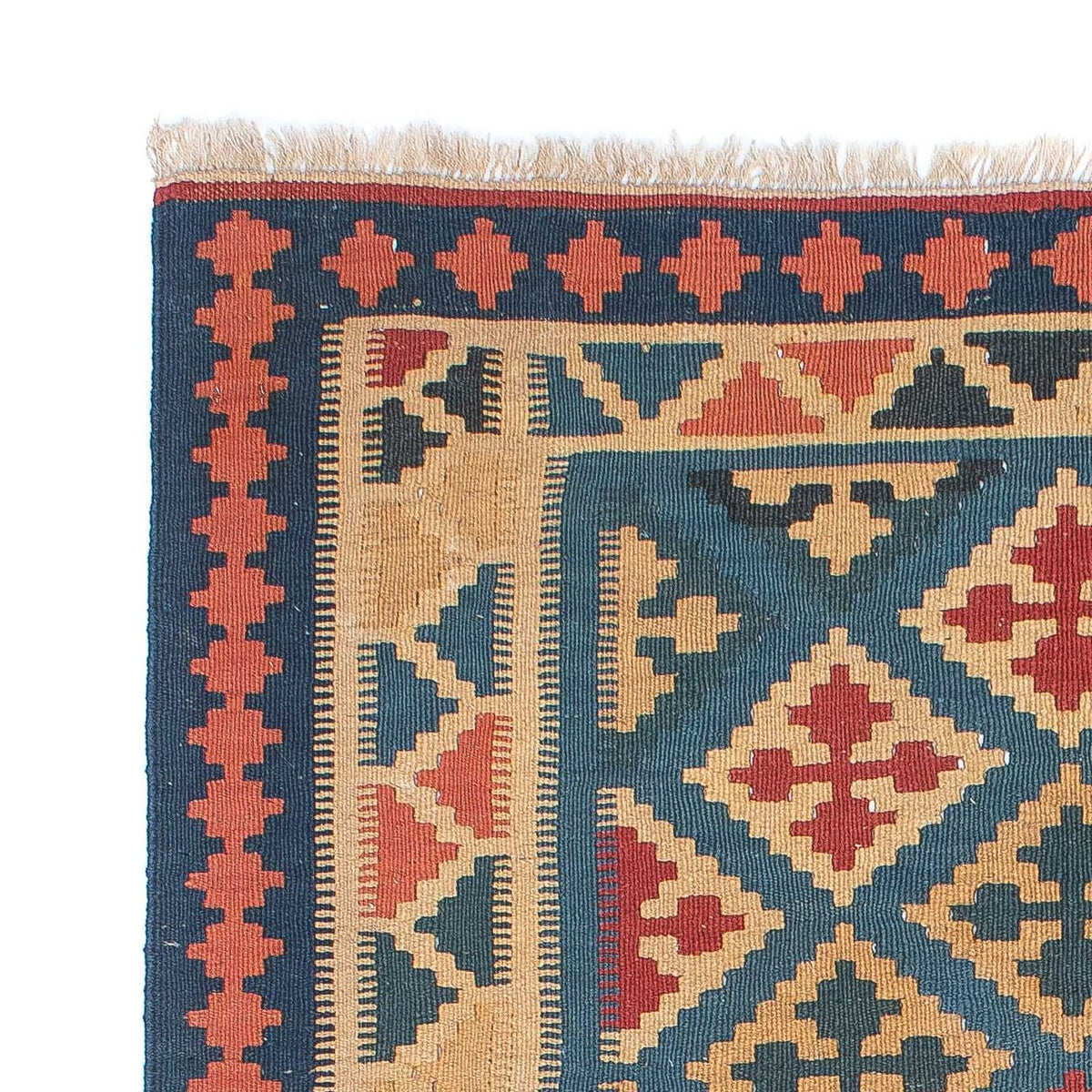 Dywan Kelim - Orientalny - 168 x 118 cm - niebieski