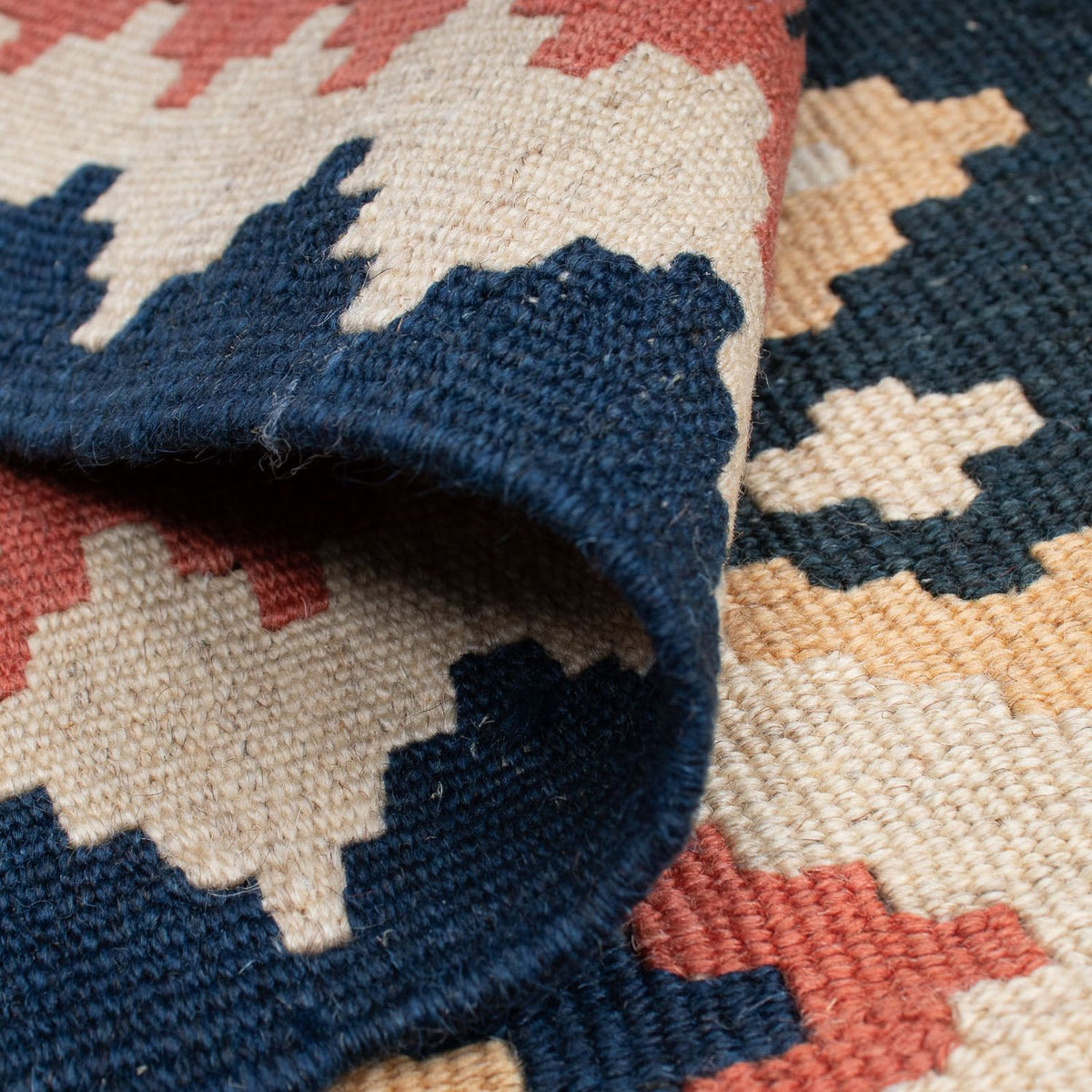 Dywan Kelim - Orientalny - 174 x 124 cm - wielokolorowy