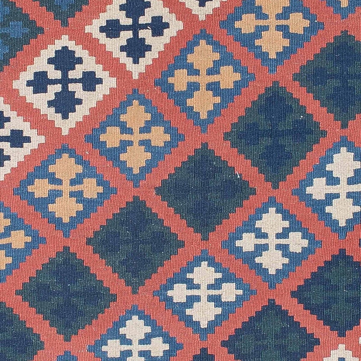 Dywan Kelim - Orientalny - 186 x 133 cm - wielokolorowy