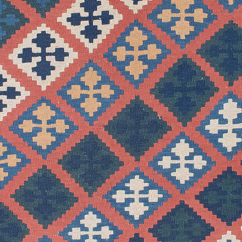 Dywan Kelim - Orientalny - 186 x 133 cm - wielokolorowy