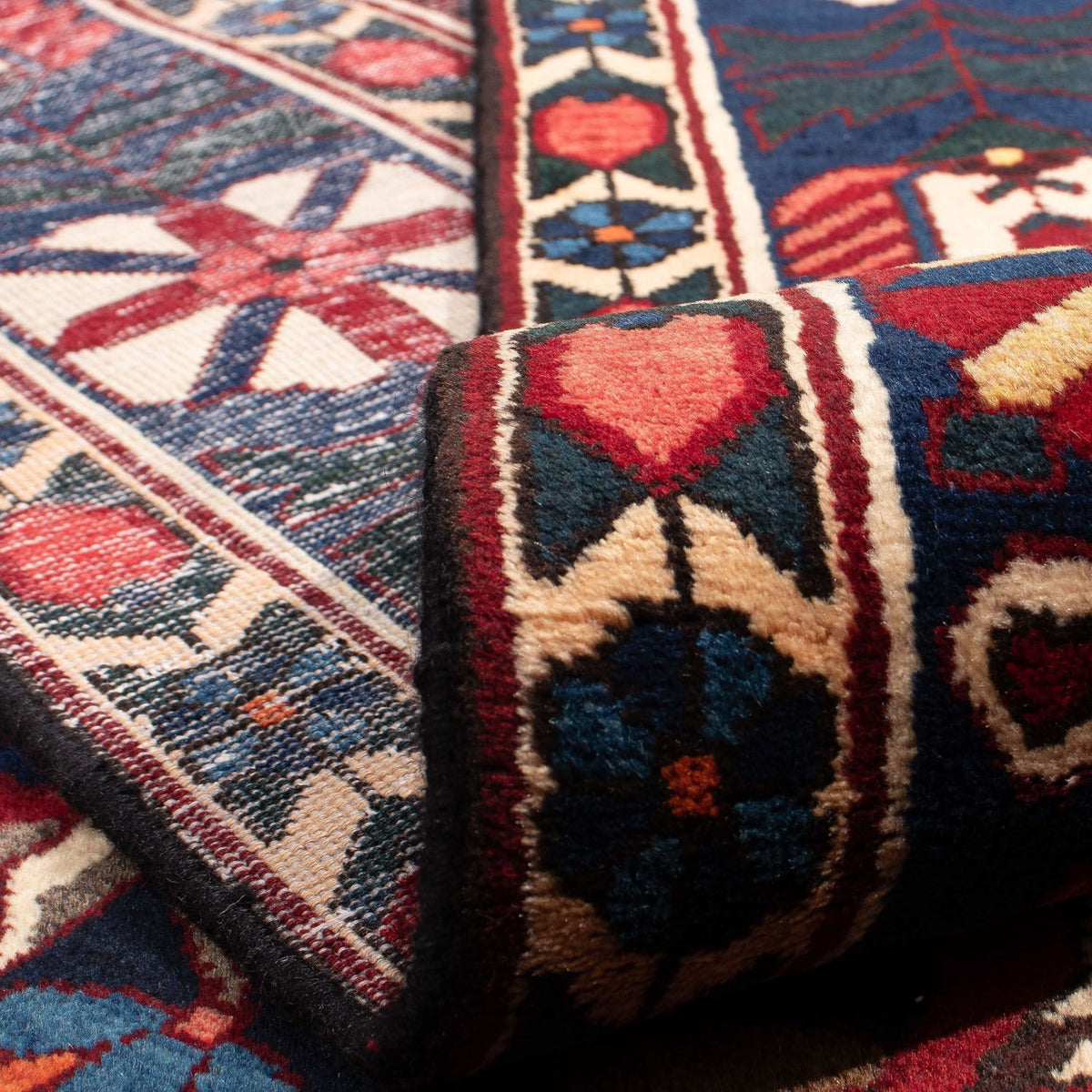 Perski dywan - Nomadyczny - 360 x 268 cm - ciemna czerwień