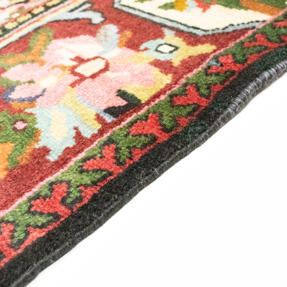 Perski dywan - Nomadyczny - 197 x 136 cm - ciemna czerwień