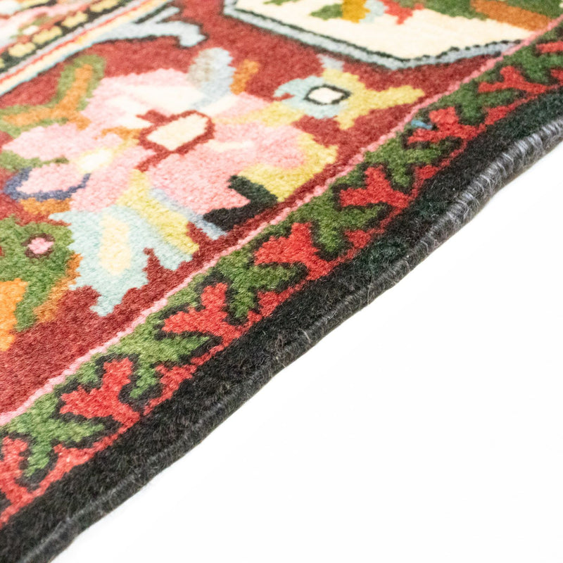 Perski dywan - Nomadyczny - 197 x 136 cm - ciemna czerwień