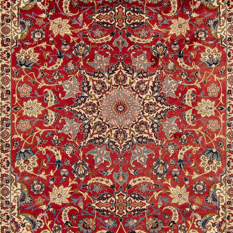 Dywan perski - Isfahan - Premium - 377 x 271 cm - czerwony