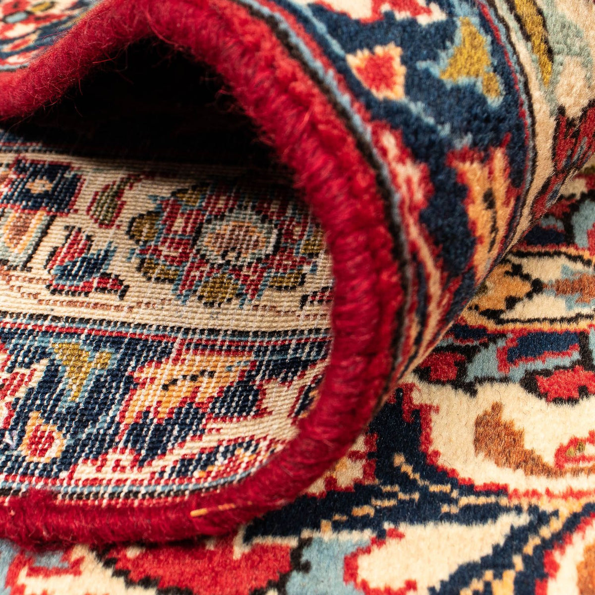 Dywan perski - Isfahan - Premium - 377 x 271 cm - czerwony