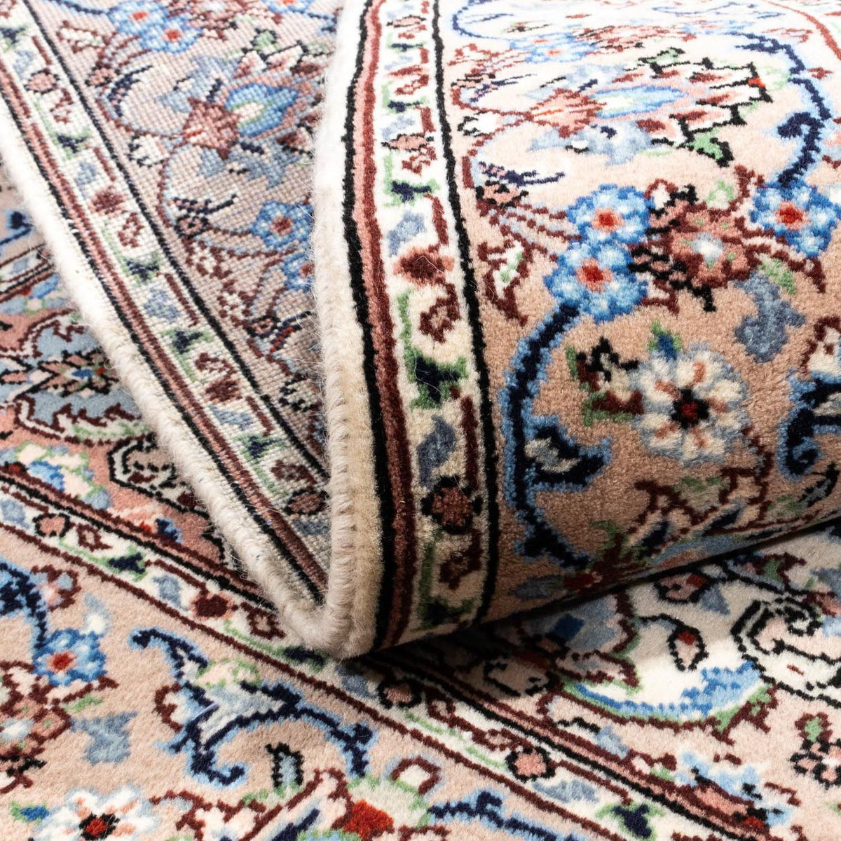 Dywan perski - Keshan - 140 x 100 cm - beżowy