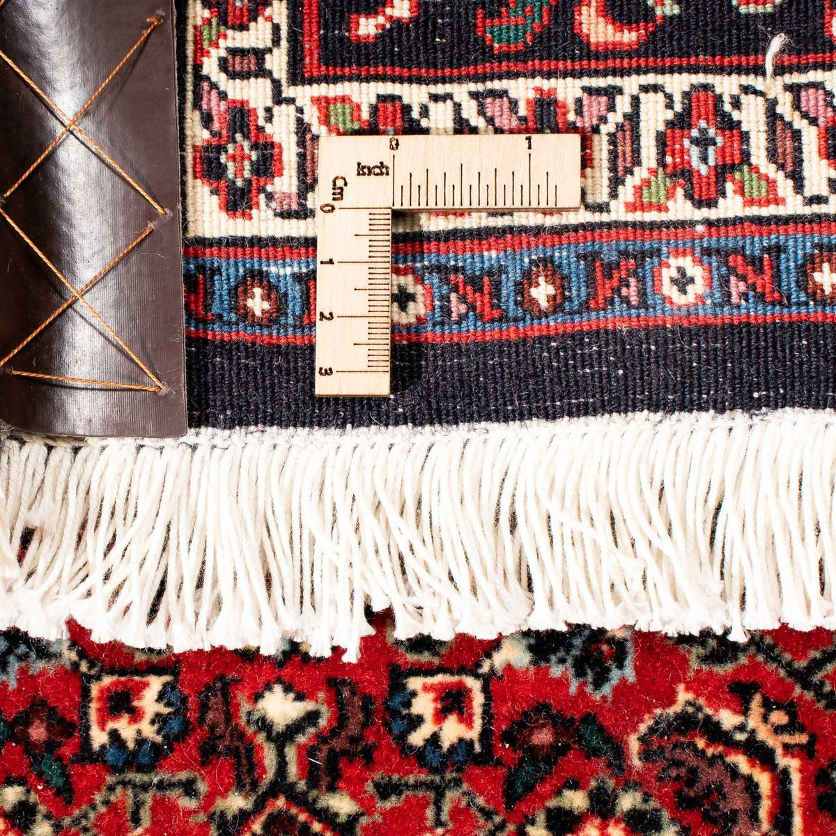 Dywan perski - Bijar - 261 x 164 cm - ciemna czerwień