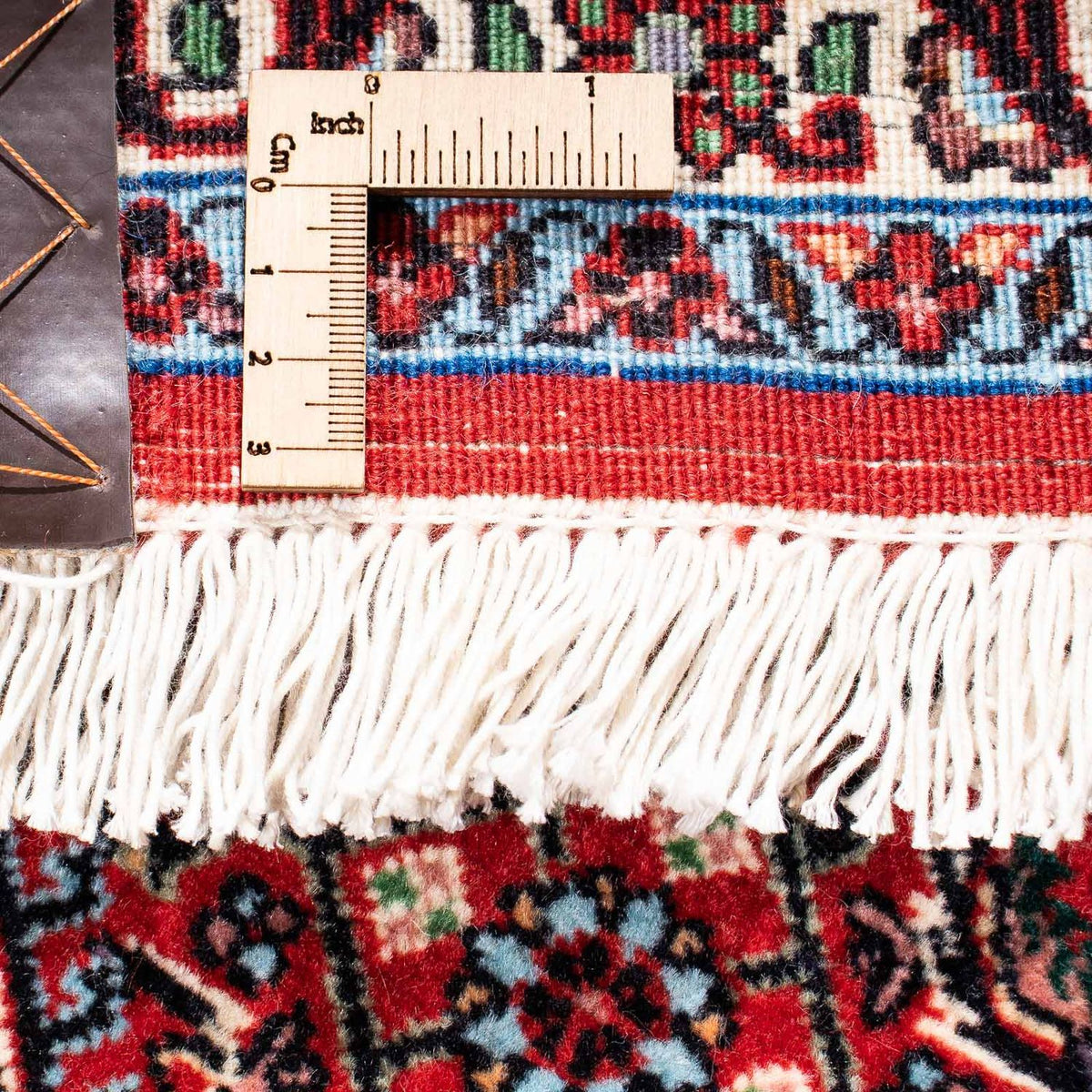 Dywan perski - Bijar - 237 x 173 cm - ciemna czerwień