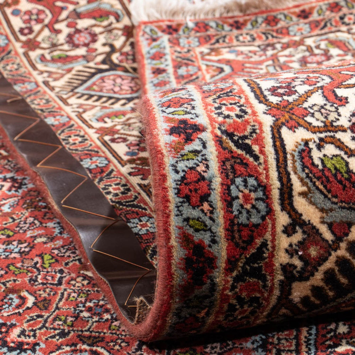 Dywan perski - Bijar - 358 x 250 cm - ciemna czerwień