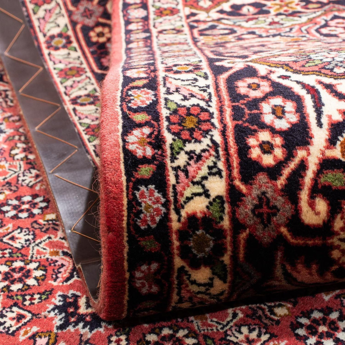 Dywan perski - Bijar - 290 x 195 cm - ciemna czerwień