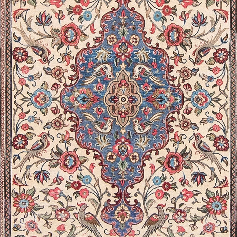 Dywan perski - Tabriz - Królewski - 143 x 105 cm - beżowy