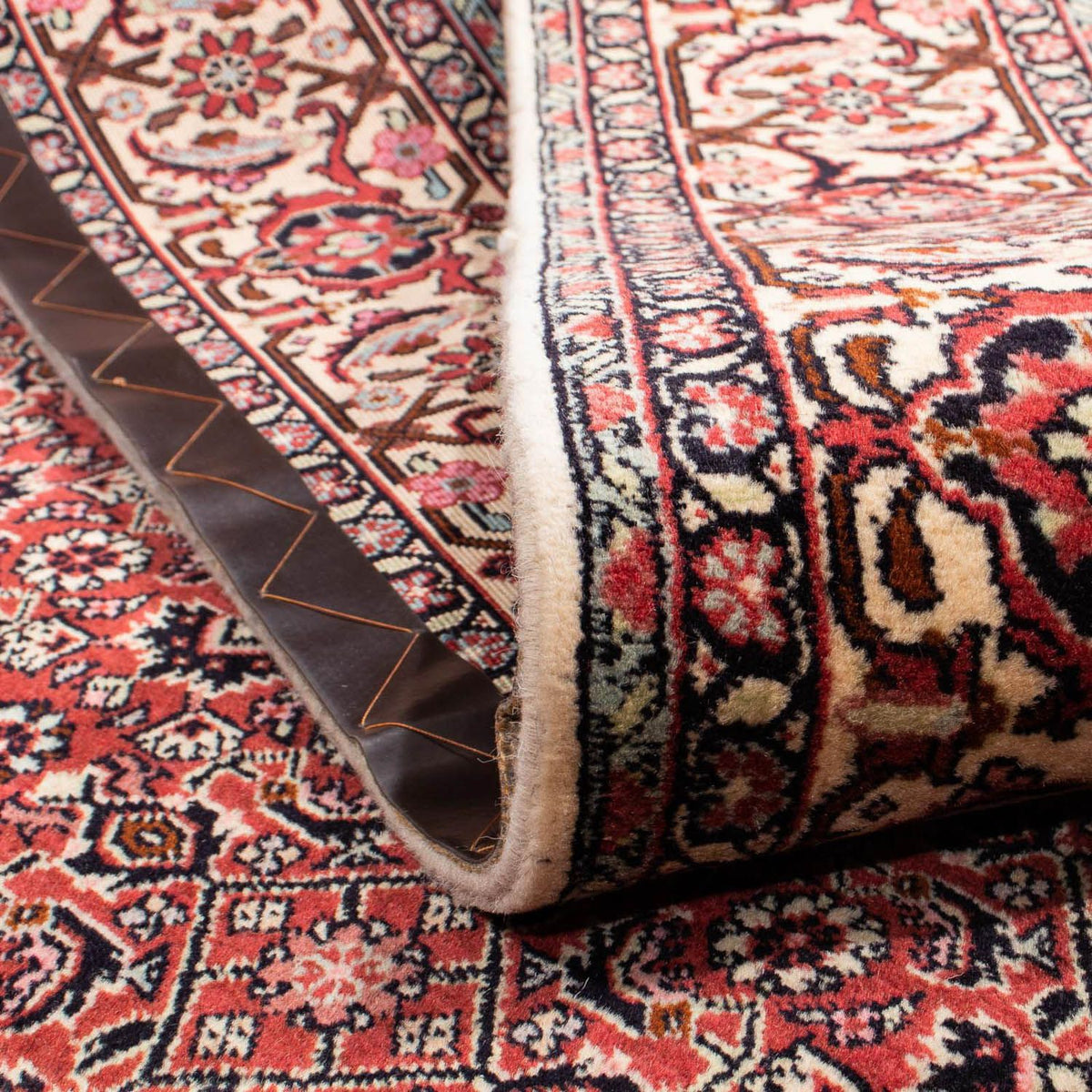 Dywan perski - Bijar - 305 x 198 cm - ciemna czerwień