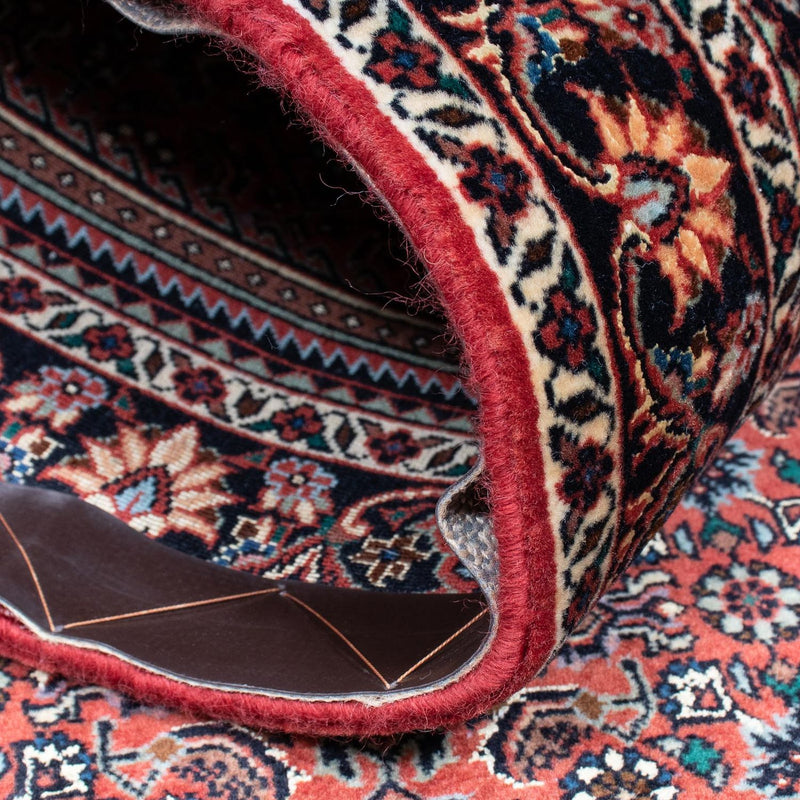 Biegacz Dywan perski - Bijar - 205 x 102 cm - ciemna czerwień