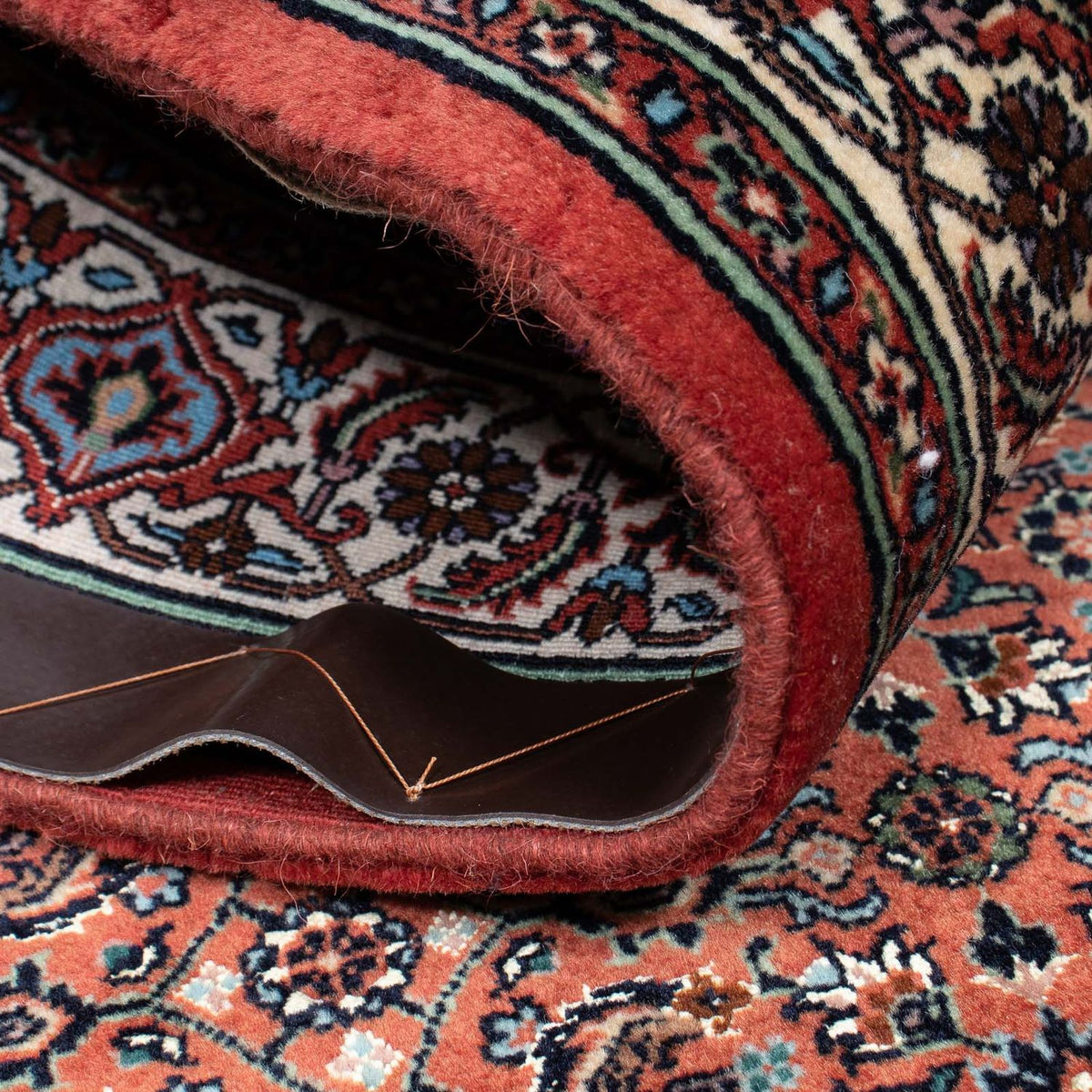 Biegacz Dywan perski - Bijar - 185 x 98 cm - jasna czerwień