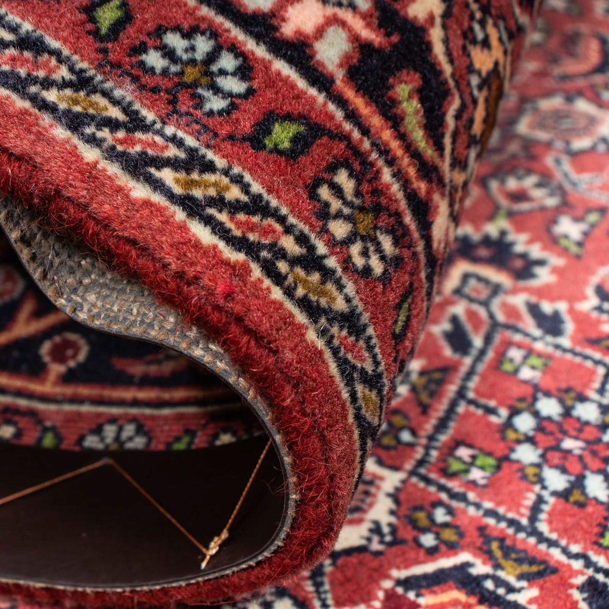 Dywan perski - Bijar - 208 x 139 cm - czerwony