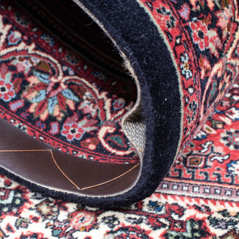 Biegacz Dywan perski - Bijar - 195 x 100 cm - ciemnoniebieski