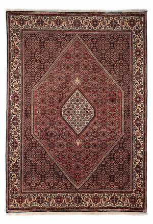 Dywan perski - Bijar - 292 x 200 cm - ciemna czerwień