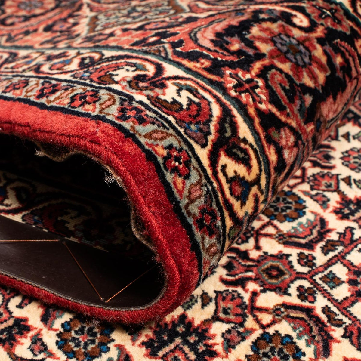 Dywan perski - Bijar - 250 x 200 cm - ciemna czerwień