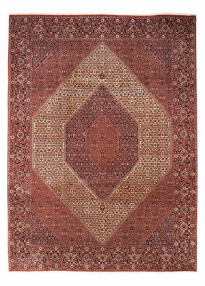 Perski dywan - Bijar - Royal - 340 x 254 cm - czerwony