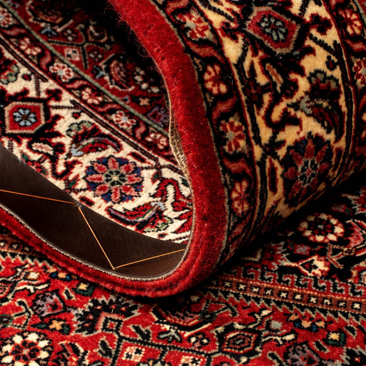 Biegacz Dywan perski - Bijar - 315 x 86 cm - wielokolorowy