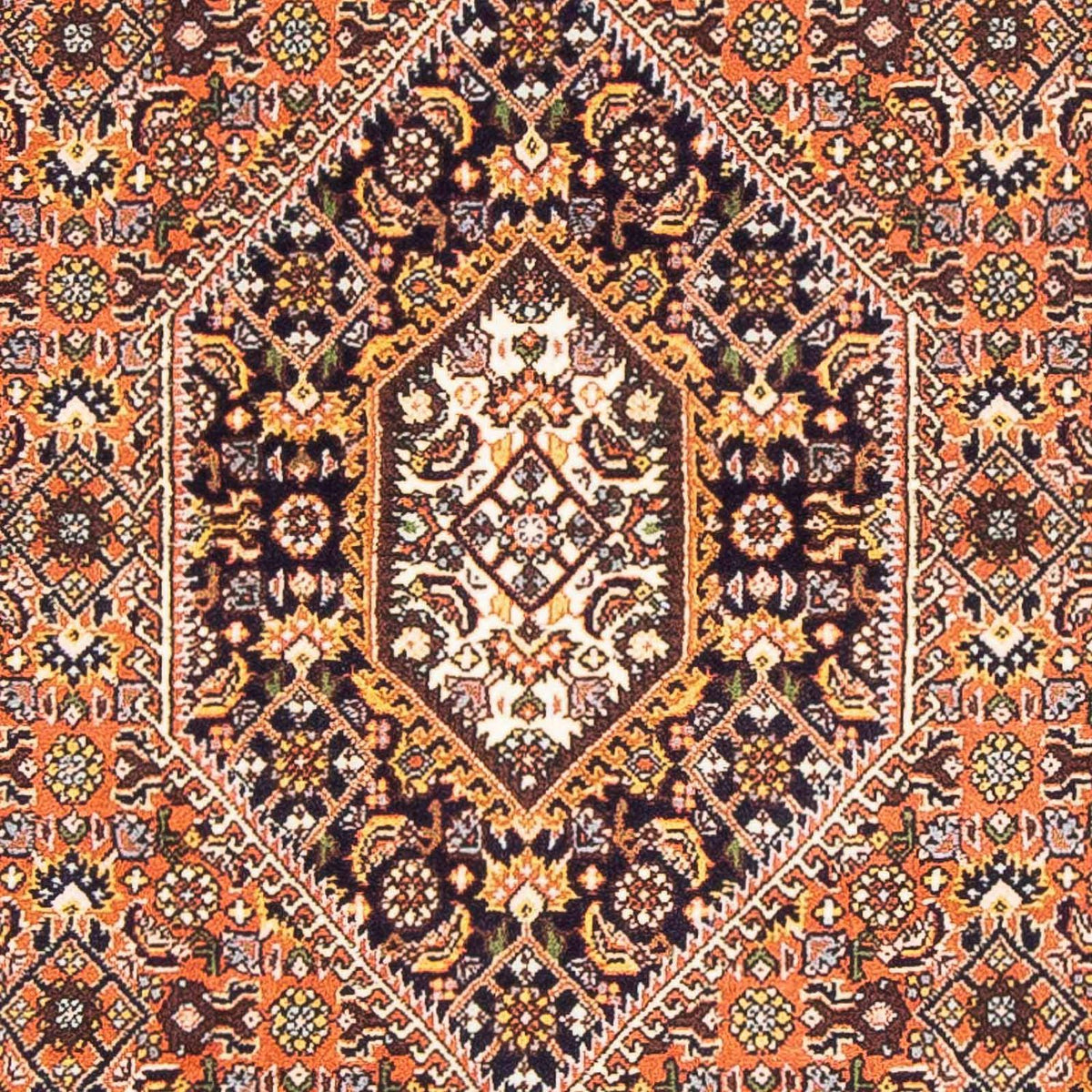 Dywan perski - Bijar - 150 x 90 cm - ciemnoniebieski