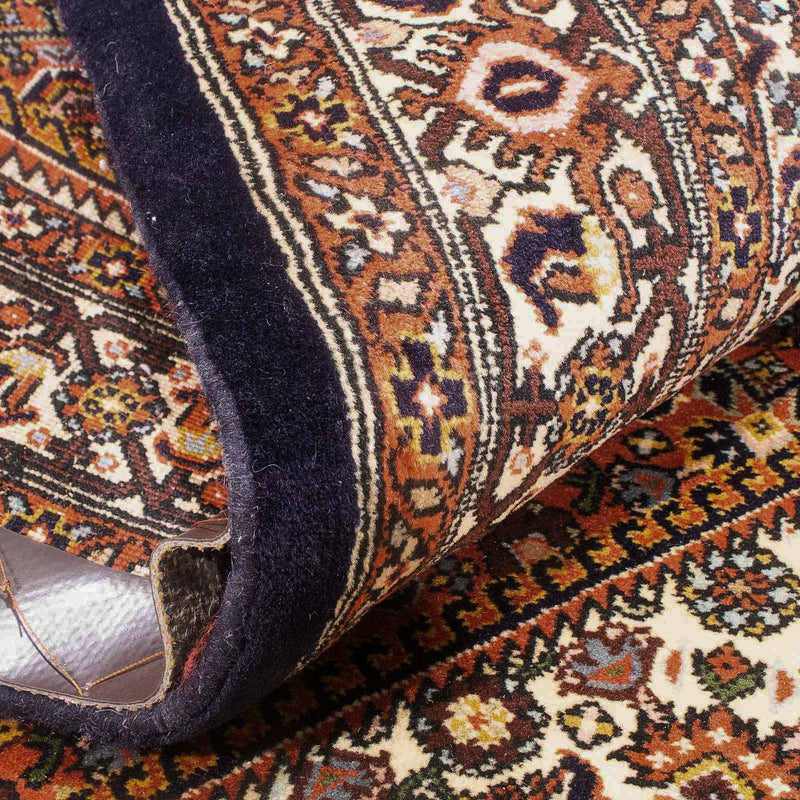 Dywan perski - Bijar - 150 x 90 cm - ciemnoniebieski