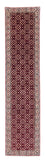 Biegacz Dywan perski - Bijar - 334 x 77 cm - ciemna czerwień