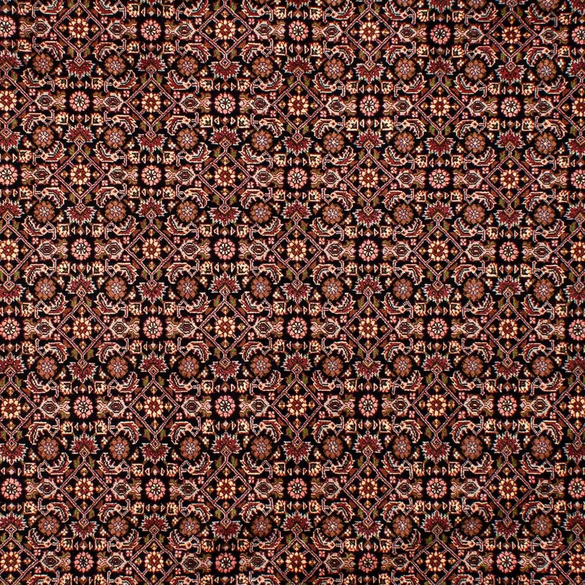 Dywan perski - Bijar - 292 x 199 cm - ciemnoniebieski