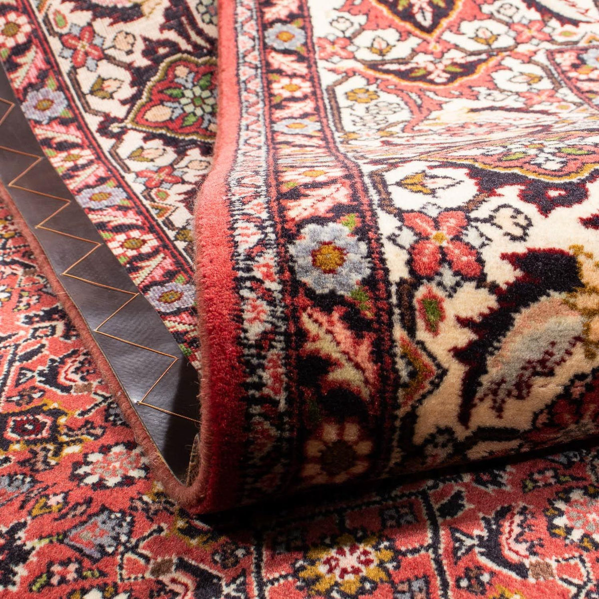 Dywan perski - Bijar - 293 x 206 cm - ciemna czerwień