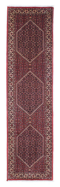 Biegacz Dywan perski - Bijar - 315 x 78 cm - czerwony